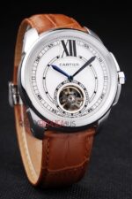Cartier replica acciaio imitazione replica orologio copia 4us085 - immagine 4