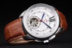 Cartier replica acciaio imitazione replica orologio copia 4us085 - immagine 5