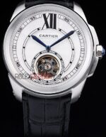 Cartier replica acciaio black imitazione replica orologio copia 4us086