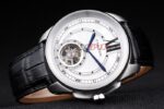 Cartier replica acciaio black imitazione replica orologio copia 4us086 - immagine 6
