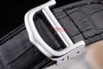 Cartier replica acciaio black imitazione replica orologio copia 4us086 - immagine 9