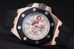 Audemars Piguet royal oak offshore replica orologio copia imitazione crono 4us024 - immagine 5
