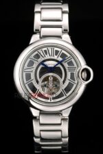 Cartier replica acciaio imitazione replica orologio copia 4us087 - immagine 4