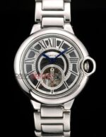 Cartier replica acciaio imitazione replica orologio copia 4us087 - immagine 3