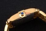 Cartier replica tank francaise  gold dial imitazione replica orologio copia 4us088 - immagine 8