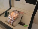 Rolex replica datejust oyster acciaio oro gold dial orologio replica copia imitazione 4us189 - immagine 5