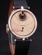 Cartier replica lady rose gold imitazione replica orologio copia 4us090