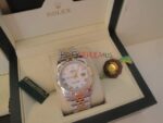 Rolex replica datejust acciaio oro white dial jubilèè orologio replica copia imitazione 4us190 - immagine 3