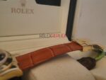 Rolex replica daytona oro giallo sport pelle orologio replica copia imitazione 4us199 - immagine 12