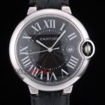 Cartier replica acciaio black roman imitazione replica orologio copia 4us095