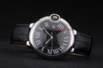 Cartier replica acciaio black roman imitazione replica orologio copia 4us095 - immagine 5