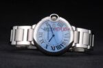 Cartier replica balon bleu acciaio celeste imitazione replica orologio copia 4us096 - immagine 7