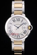 Cartier replica balon bleu acciaio rose gold imitazione replica orologio copia 4us097