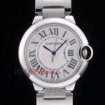 Cartier replica balon bleu acciaio roman imitazione replica orologio copia 4us098