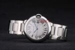 Cartier replica balon bleu acciaio roman imitazione replica orologio copia 4us098 - immagine 5