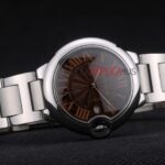 Cartier replica balon bleu acciaio brown imitazione replica orologio copia 4us099