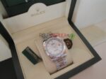 Rolex replica datejust acciaio oyster white barrette orologio replica copia imitazione 4us195 - immagine 7