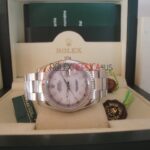 Rolex replica datejust acciaio oyster white barrette orologio replica copia imitazione 4us195