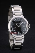 Cartier replica balon bleu acciaio black imitazione replica orologio copia 4us101 - immagine 3
