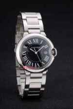 Cartier replica balon bleu acciaio black imitazione replica orologio copia 4us101 - immagine 5