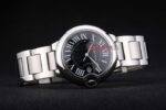 Cartier replica balon bleu acciaio black imitazione replica orologio copia 4us101 - immagine 6