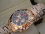 Rolex replica daytona rose gold black dial orologio replica copia imitazione 4us201 - immagine 7