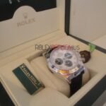 Rolex replica daytona vip pelle acciaio white dial orologio replica copia imitazione 4us203