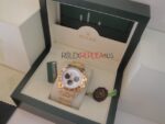 Rolex replica daytona oro giallo panda dial orologio replica copia imitazione 4us198 - immagine 4