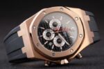 Audemars Piguet royal oak offshore rose gold replica orologio copia imitazione crono 4us036 - immagine 5