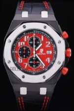 Audemars Piguet royal oak offshore singapore gp 2008 dial panda red replica orologio copia imitazione crono 4us038