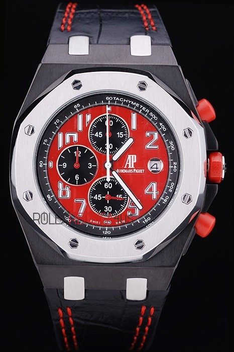 virtuemart_product_330rolex-replica-orologi-copia-imitazione-rolex-omega Audemars Piguet royal oak offshore singapore gp 2008 dial panda red replica orologio copia imitazione crono 4us038 - immagine 1