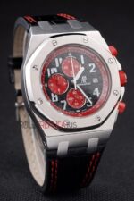 Audemars Piguet royal oak offshore singapore gp 2008 dial panda black replica orologio copia imitazione crono 4us039 - immagine 3