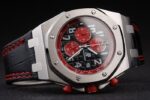 Audemars Piguet royal oak offshore singapore gp 2008 dial panda black replica orologio copia imitazione crono 4us039 - immagine 4
