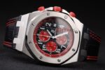 Audemars Piguet royal oak offshore singapore gp 2008 dial panda black replica orologio copia imitazione crono 4us039 - immagine 5