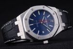 Audemars Piguet royal oak jumbo blue dial replica orologio copia imitazione crono 4us041 - immagine 5