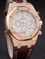 Audemars Piguet royal oak offshore special edition city of sails rose gold argentèè replica orologio copia imitazione crono 4us045