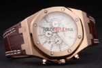 Audemars Piguet royal oak offshore special edition city of sails rose gold argentèè replica orologio copia imitazione crono 4us045 - immagine 5