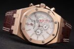 Audemars Piguet royal oak offshore special edition city of sails rose gold argentèè replica orologio copia imitazione crono 4us045 - immagine 4