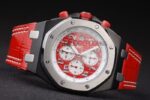 Audemars Piguet royal oak offshore singapore gp 2008 full red replica orologio copia imitazione crono 4us046 - immagine 5