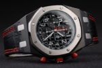 Audemars Piguet royal oak offshore singapore gp 2008 full black replica orologio copia imitazione crono 4us048 - immagine 4