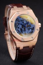 Audemars Piguet royal oak jumbo skeletron replica orologio copia imitazione crono 4us049 - immagine 4