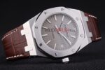 Audemars Piguet royal oak jumbo argentèè dial replica orologio copia imitazione crono 4us050 - immagine 5