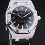 Audemars Piguet royal oak jumbo black dial diamond replica orologio copia imitazione crono 4us052
