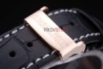 Audemars Piguet royal oak jumbo black dial diamond rose gold replica orologio copia imitazione crono 4us053 - immagine 10