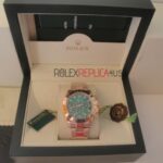 Rolex replica daytona rose gold green dial orologio replica copia imitazione 4us202