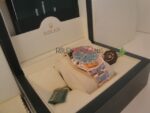 Rolex replica daytona rose gold green dial orologio replica copia imitazione 4us202 - immagine 5