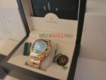 Rolex replica daytona 116508 oro giallo green dial 2016 orologio replica copia imitazione 4us197 - immagine 13