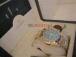 Rolex replica daytona 116508 oro giallo green dial 2016 orologio replica copia imitazione 4us197 - immagine 14