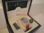 Rolex replica daytona oro giallo sport pelle orologio replica copia imitazione 4us199 - immagine 7