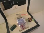 Rolex replica daytona new white gold blue dial orologio replica copia imitazione 4us191 - immagine 5